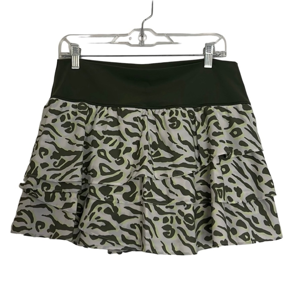 Offline by Aerie Green Cheetah Print Tennis Skirt sz XL